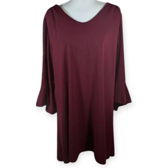 VIBE SPORTSWEAR MAROON DRESS SZ.2X EUC. - Picture 1 of 5